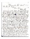 page 1 of a letter from harrison merriam gregg to george washington gregg